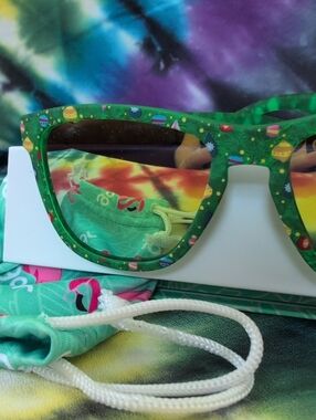 Green Goodr Sunglasses OG Mirrored Lenses SPRUCE GOT ME LOOSE NIB